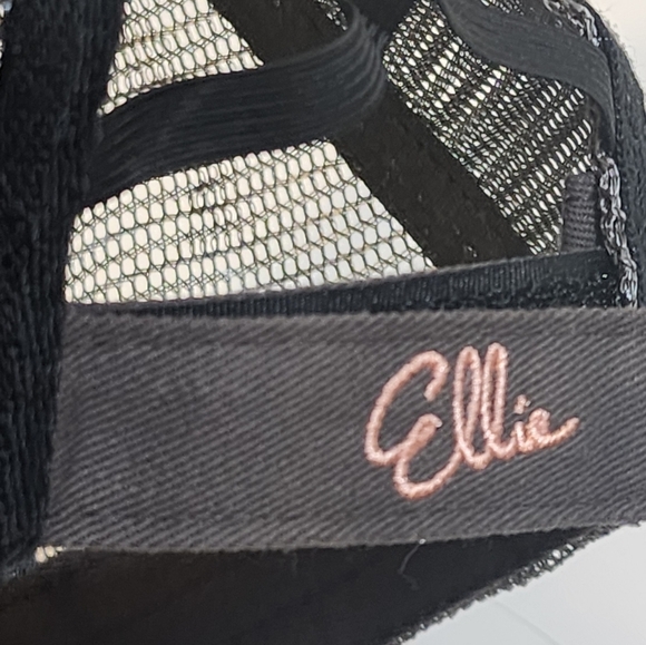 ELLIE women's Gray Mesh adjustable Athletic baseball cap One size Fits m… - Picture 3 of 11